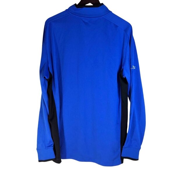 Nike Golf Dri-Fit Moisture Wicking 1/4 Zip Sweatshirt Royal Blue Men's Size XL - Picture 4 of 10